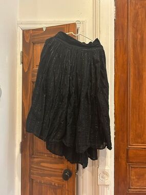 Flannel cotton skirt